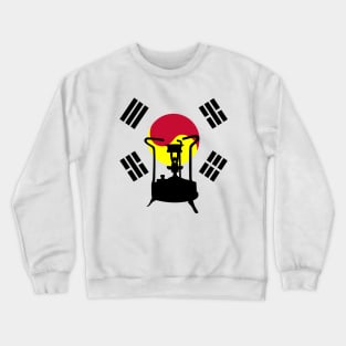 Flag of South Korea  Pressure stove Crewneck Sweatshirt